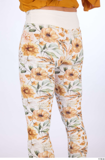 Hanane casual dressed thigh white floral leggings 0004.jpg